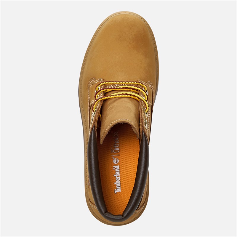 Timberland Womens Mid Waterproof Lace Up Boots Wheat