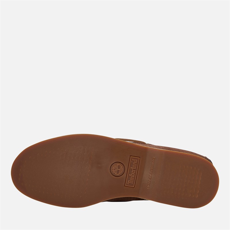 Timberland Mens Classic Boat Shoes Dark Brown Suede