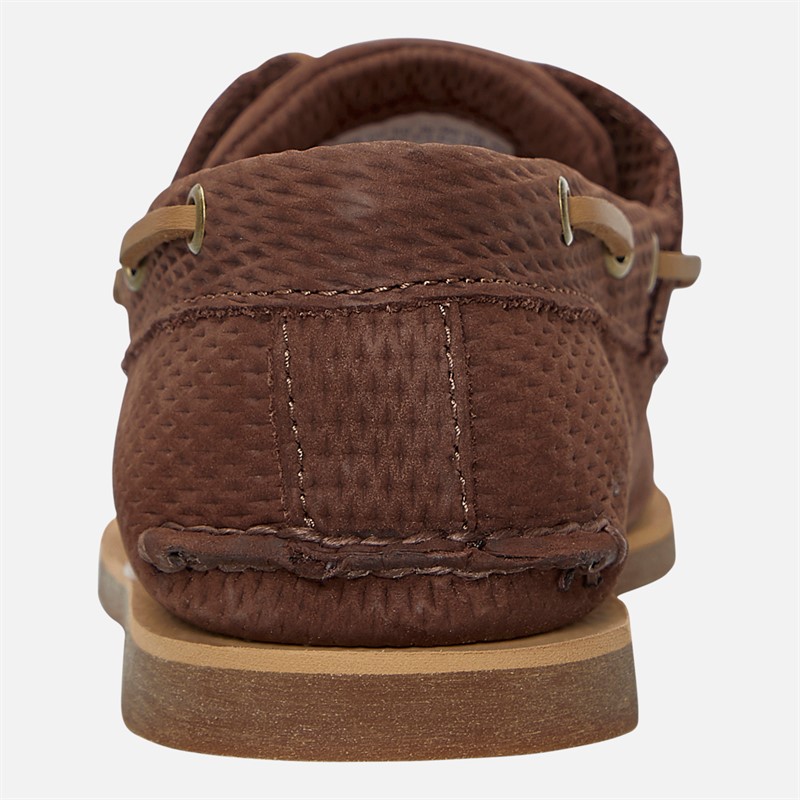Timberland Mens Classic Boat Shoes Dark Brown Suede