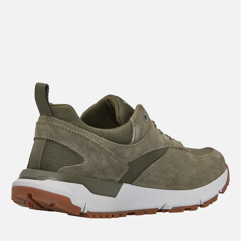 Timberland Mens Voyager Park Trainers Dark Green Mesh