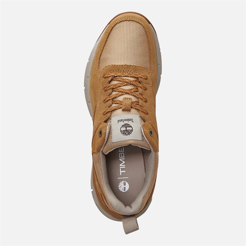 Timberland Mens Voyager Park Trainers Wheat Mesh
