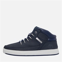 Timberland Mens Davis Square Toe Mid Trainers Navy