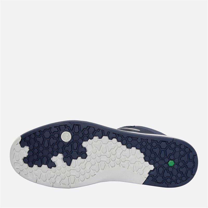 Timberland Mens Davis Square Toe Mid Trainers Navy