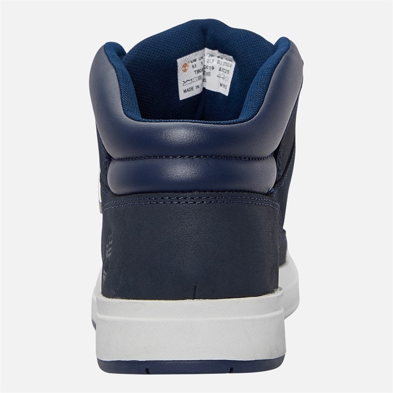 Timberland Mens Davis Square Toe Mid Trainers Navy