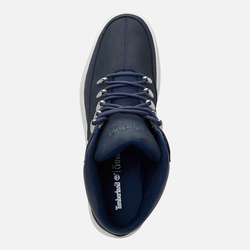 Timberland Mens Davis Square Toe Mid Trainers Navy