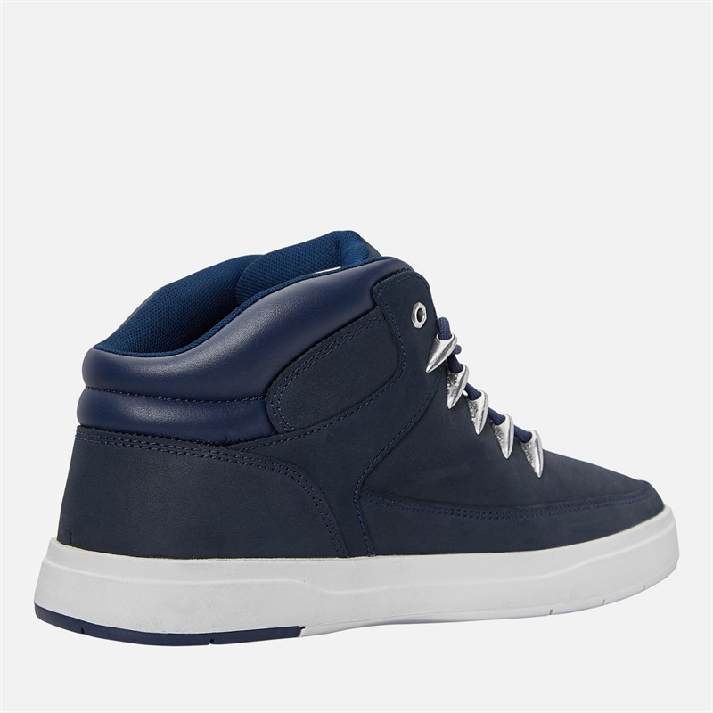 Timberland Mens Davis Square Toe Mid Trainers Navy