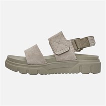 Timberland Womens Backstrap Sandals Light Taupe Suede