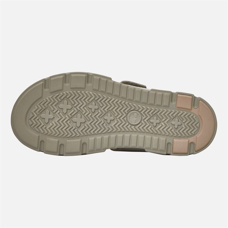 Timberland Womens Backstrap Sandals Light Taupe Suede
