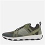 Timberland Mens Winsor Trail Trainers Dark Green Mesh