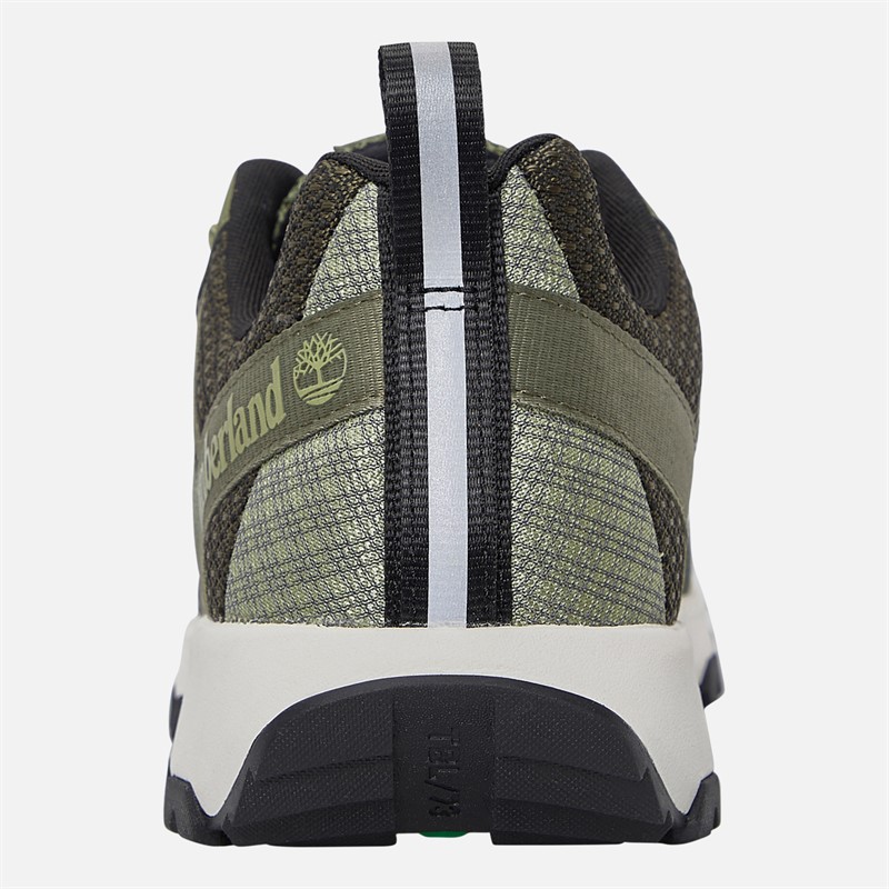 Timberland Mens Winsor Trail Trainers Dark Green Mesh