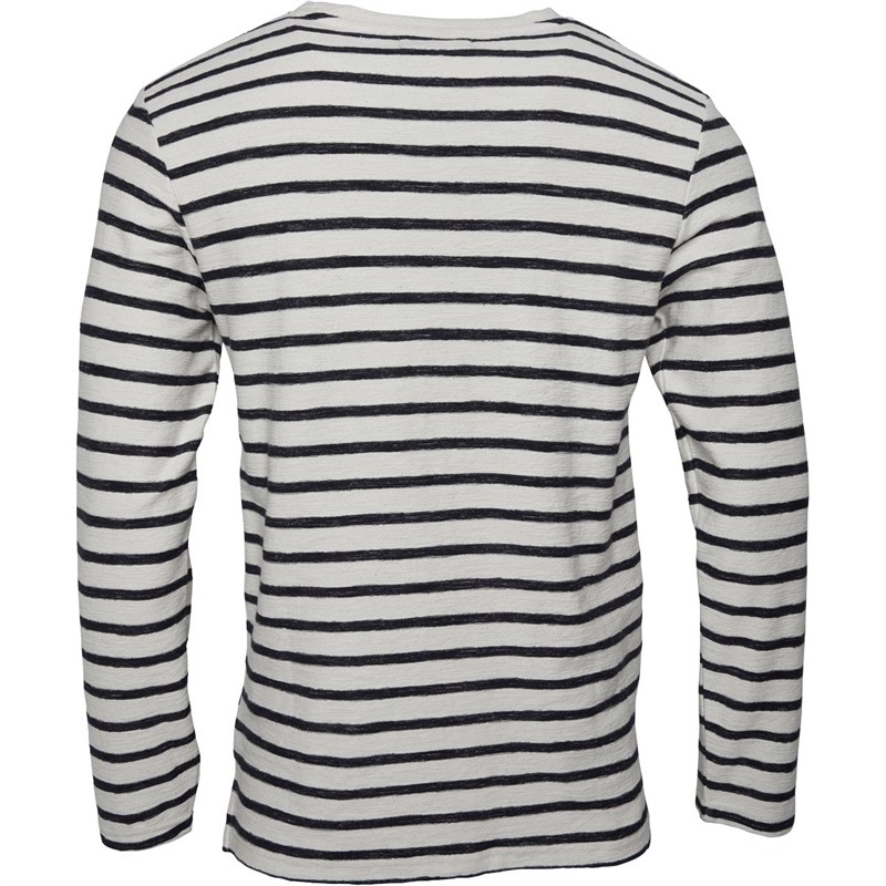 Clean Cut Copenhagen Heren Richard T-shirts met lange mouwen Ecru