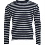 Clean Cut Copenhagen Męskie Richard T-Shirty z Długim Rękawem Multi Paski