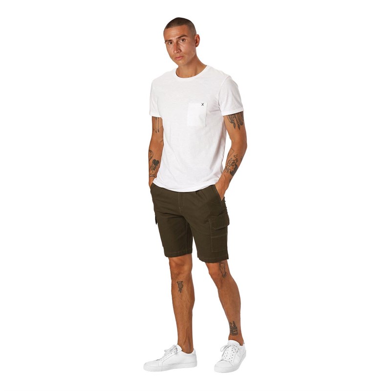 Clean Cut Copenhagen Shorts Lake Soul Cargo Homme Vert Foncé