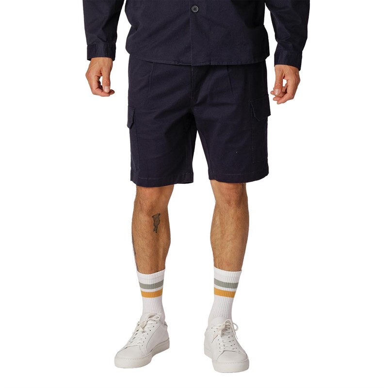 Clean Cut Copenhagen Shorts Lake Soul Cargo Homme Bleu Marine