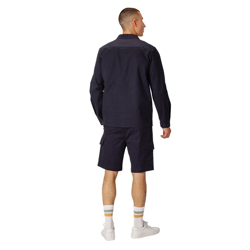 Clean Cut Copenhagen Shorts Lake Soul Cargo Homme Bleu Marine