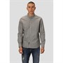 Clean Cut Copenhagen Chemises à Manches Longues Oxford Homme Gris Clair Chiné