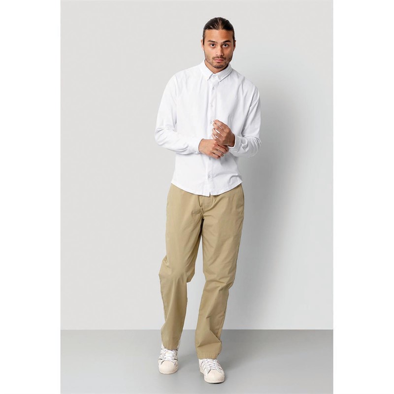 Clean Cut Copenhagen Herre Hudson Langærmet shirts Hvid