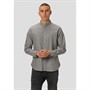 Clean Cut Copenhagen Chemises à Manches Longues Oxford Mao Homme Gris Chiné