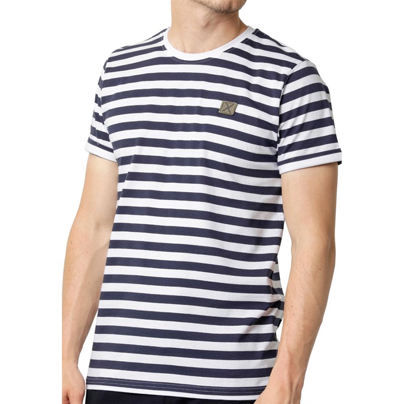 Clean Cut Copenhagen Herre Basic Striped T-shirts Marineblå