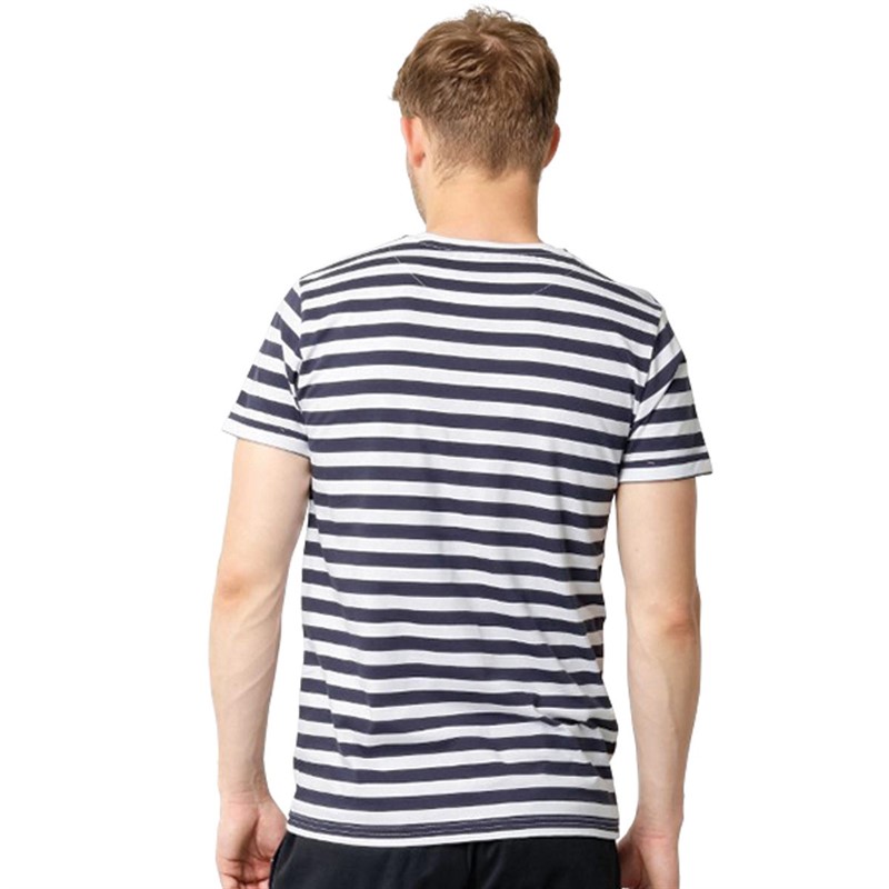 Clean Cut Copenhagen Herre Basic Striped T-shirts Marineblå