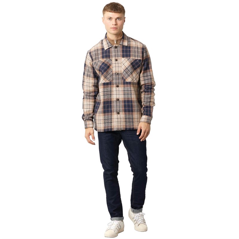 Clean Cut Copenhagen Chemises à Manches Longues Lui Over Homme Marron
