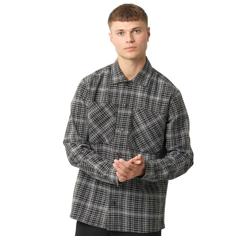 Clean Cut Copenhagen Chemise Homme Konrad Gris/Camo Check