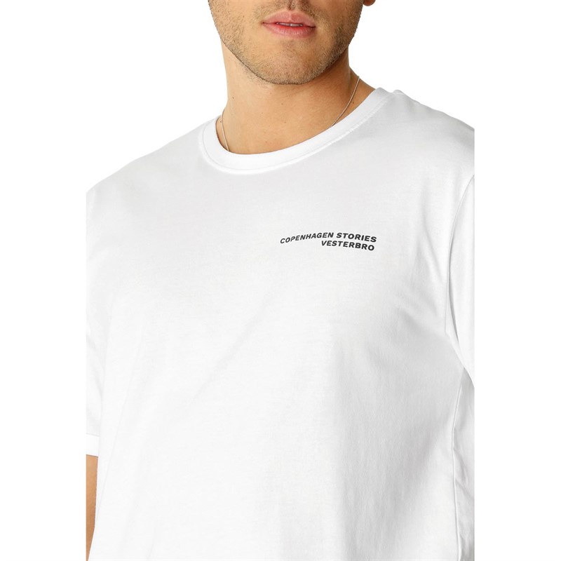 Clean Cut Copenhagen Herre erbro Organic T-shirts Hvid