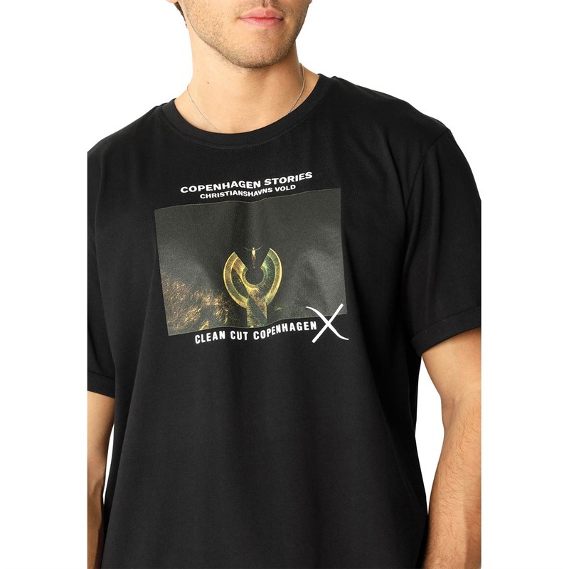 Clean Cut Copenhagen Herre Christianshavns Vold Organic T-shirts Sort