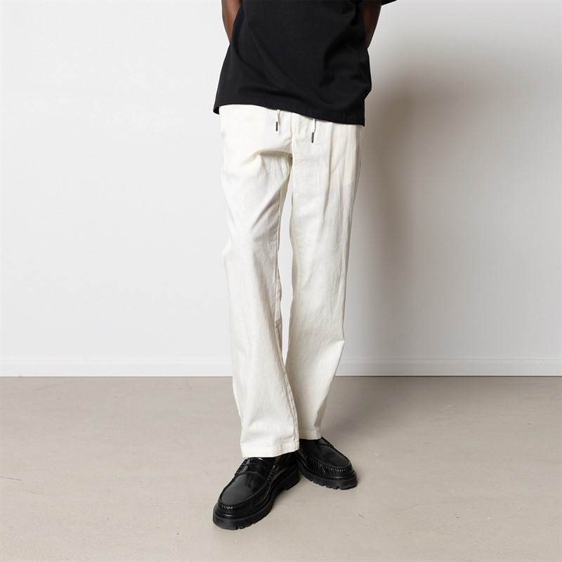 Clean Cut Copenhagen Heren Barcelona Casual broek Ecru - Maat S