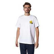 Clean Cut Copenhagen Męskie Chilln' T-shirty Biały