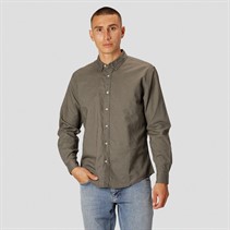 Clean Cut Copenhagen Herren Hemd mit langem Arm Grün