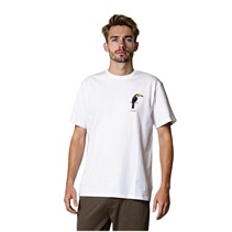 Clean Cut Copenhagen Męskie Tucan T-shirty Biały
