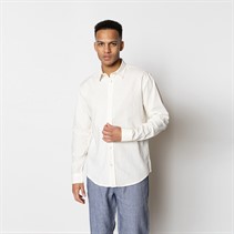 Clean Cut Copenhagen Herren Hemd mit langem Arm Ecru