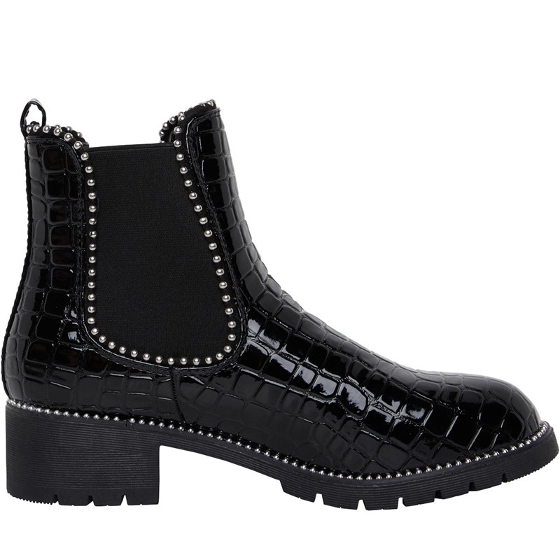 Truffle Collection Womens Chelsea Boots Black