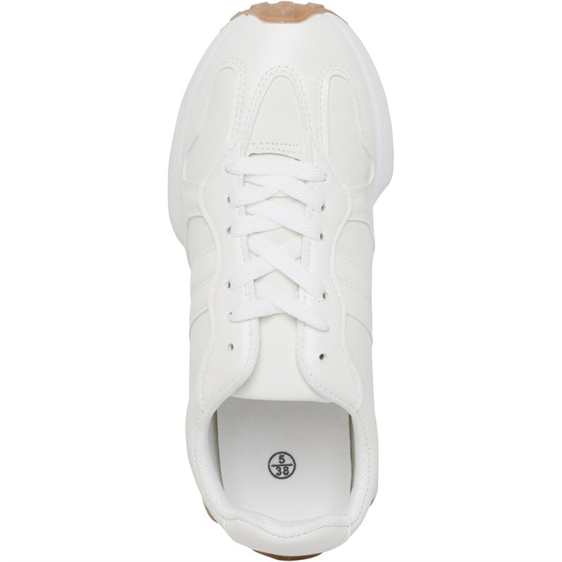 Truffle Collection Womens Trainers White