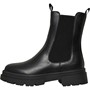 Truffle Collection Bottes de Mode Chunky Heel Chelsea Femme Noir