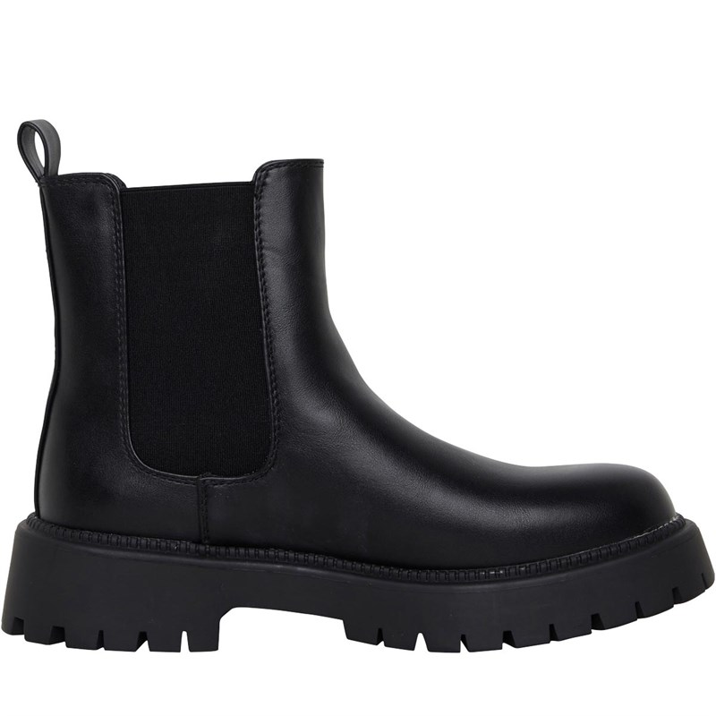 Truffle Collection Womens Chelsea Boots Black