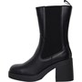 Truffle Collection Womens Heeled Chelsea Boots Black