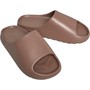 Truffle Collection Womens Chunky Slides Chocolate
