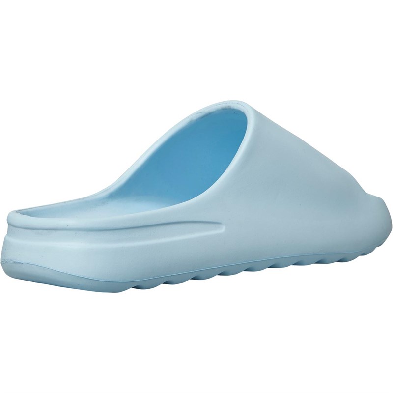 Truffle Collection Womens Chunky Slides Baby Blue