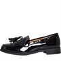 Truffle Collection Womens Esme Loafers Black Patent