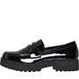 Truffle Collection Womens Cosmo Loafers Black Patent