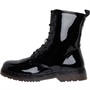 Truffle Collection Womens Buk Lace Up Boots Black Patent