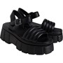 Truffle Collection Womens Lilu Chunky Sandals Black