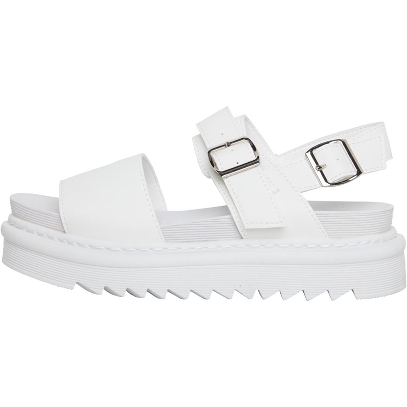 Truffle Collection Womens Ciroc4 Chunky Sandals White