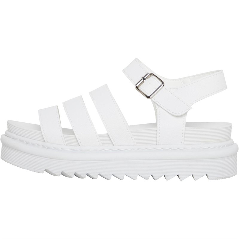 Truffle Collection Womens Ciroc1 Chunky Sandals White