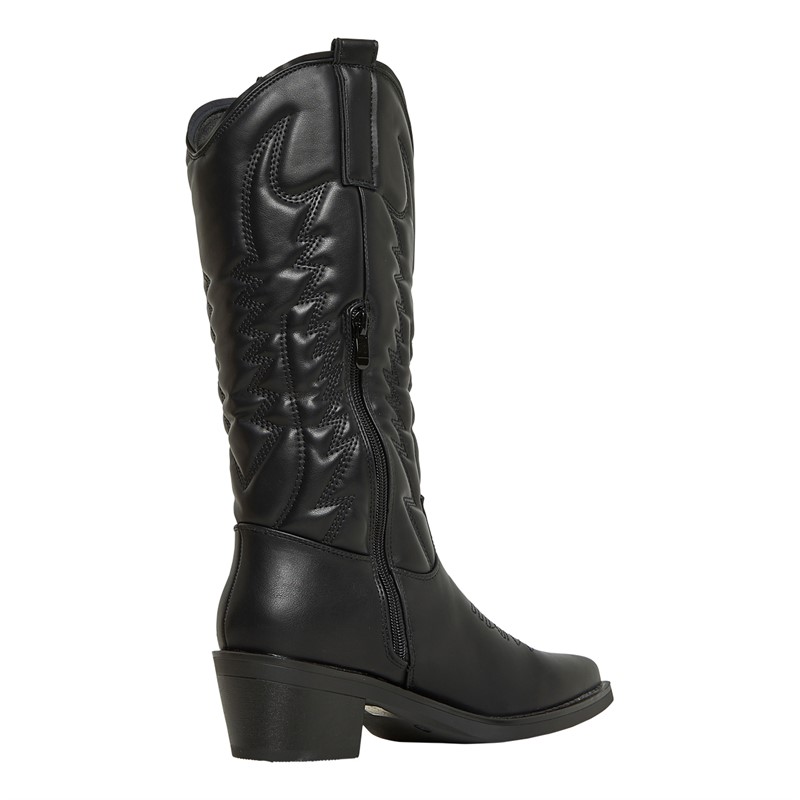 Truffle Collection Womens West Knee High Boots Black