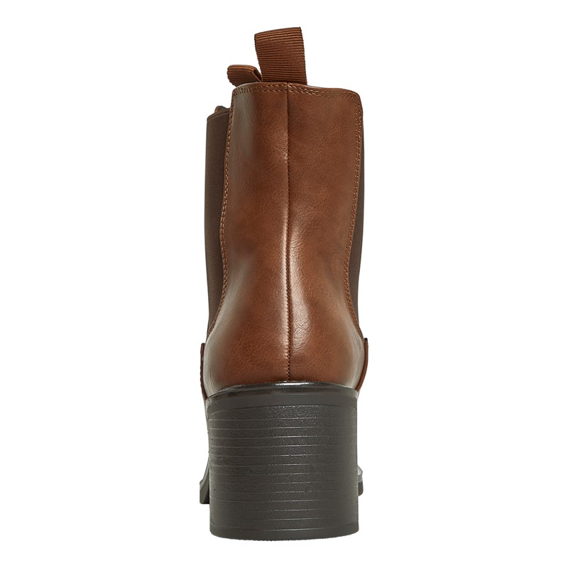 Truffle Collection Womens Pimms Chelsea Boots Tan