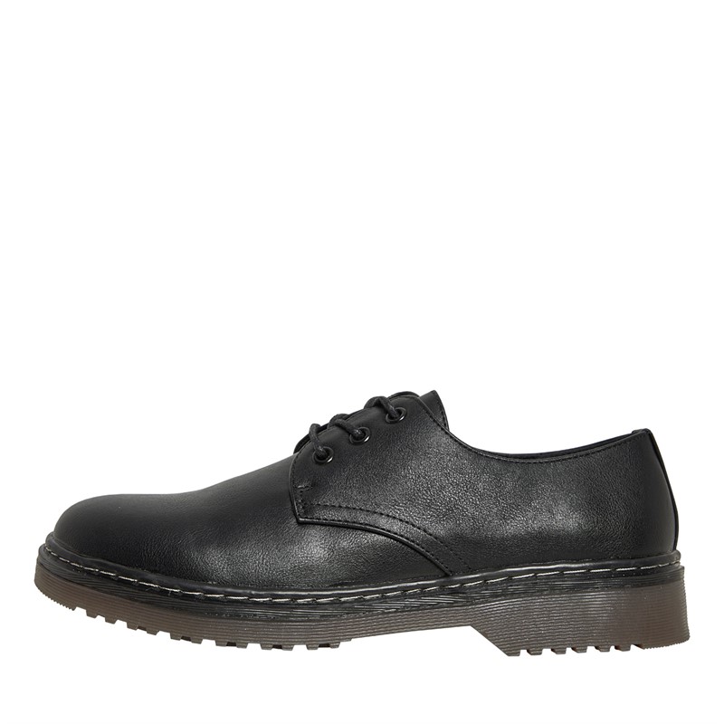 Truffle Collection Womens Buk Derby Shoes Black