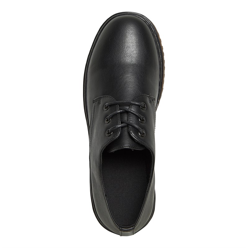 Truffle Collection Womens Buk Derby Shoes Black